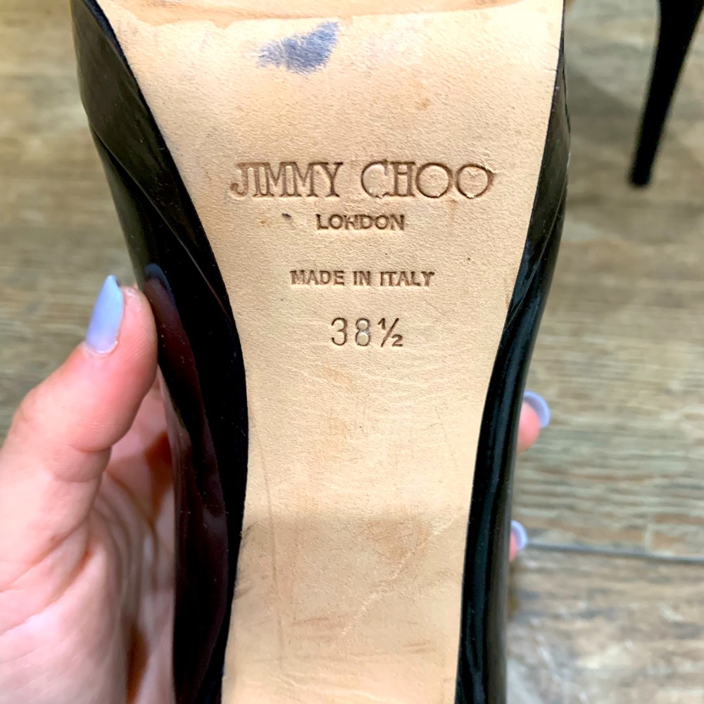 Jimmy Choo patent leather pumps